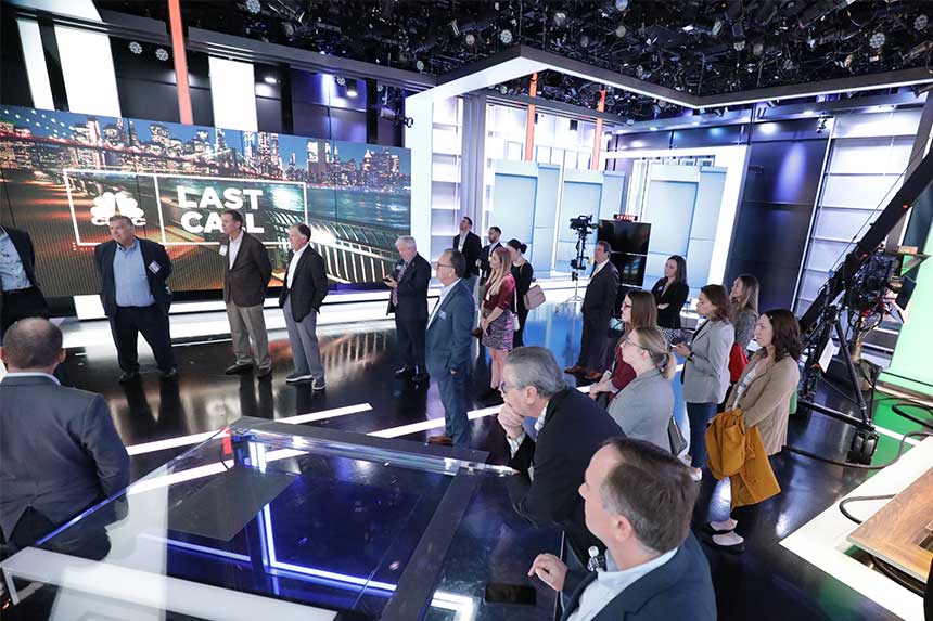 Exclusive behind-the-scenes tour of CNBC studios
